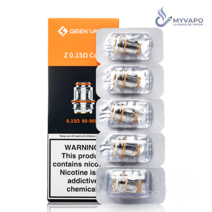 Geek Vape Coils Serie Z (Zeus Mesh) – Paquete de 5 pzas | MYVAPO